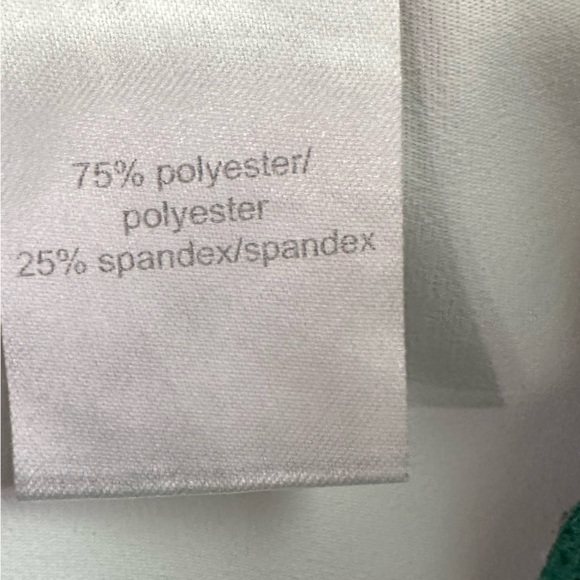 Pam & Gela Ocelot Curved Hem leggings tights green black size medium - Picture 12 of 16